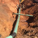Pipeline repair remediation with intersection of two pipes