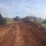 Marmot for enlink midstream road construction site